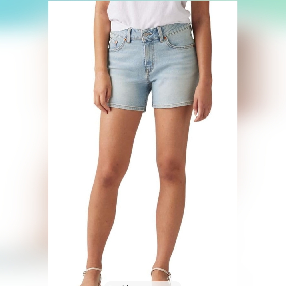 Levi's Blue Jean Shorts A-Line Classic